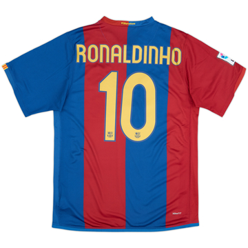 2006-07 Barcelona Home Shirt Ronaldinho #10 - 10/10 - (M)