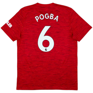 2020-21 Manchester United Home Shirt Pogba #6 - 9/10 - (L)