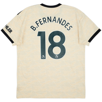 2019-20 Manchester United Away Shirt B.Fernandes #18 - 10/10 - (L)