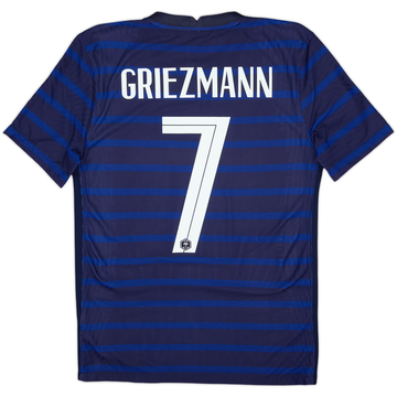 2020-21 France Authentic Home Shirt Griezmann #7 - 8/10 - (S)