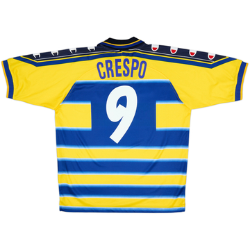 1999-00 Parma Home Shirt Crespo #9 - 8/10 - (L)