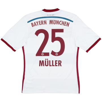 2014-15 Bayern Munich Away Shirt Muller #25 - 8/10 - (M)