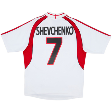 2000-02 AC Milan Camiseta Visitante Shevchenko #7 - 7/10 - (L)