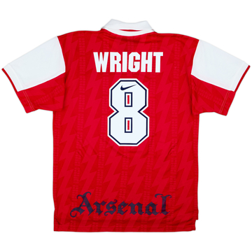 1994-96 Arsenal Home Shirt Wright #8 - 8/10 - (L)