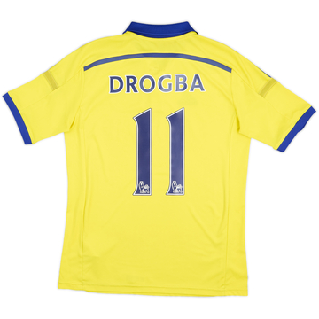 Camiseta de visitante del Chelsea 2014-15 Drogba #11 - 8/10 - (Niños XL)