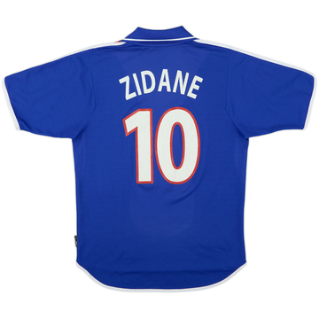 2000-02 France Camiseta Local Zidane #10 - 6/10 - (S)
