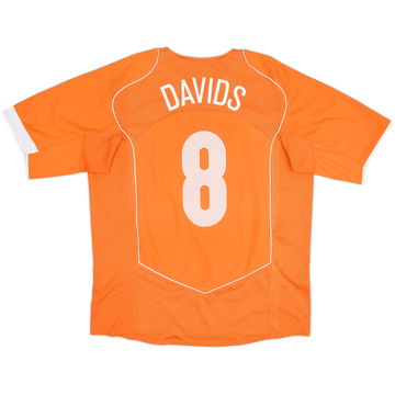 2004-06 Netherlands Home Shirt Davids #8 - 8/10 - (XL)