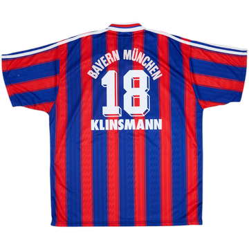 1995-97 Bayern Munich Home Shirt Klinsmann #18 - 6/10 - (XL)
