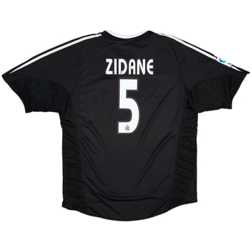 2004-05 Real Madrid Away Shirt Zidane #5 - 7/10 - (L)