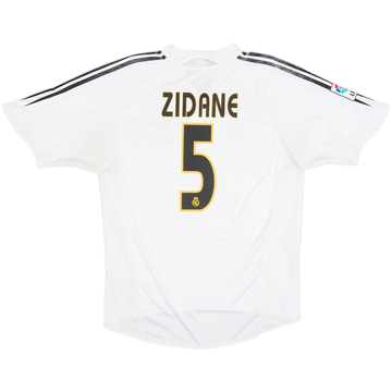 2004-05 Real Madrid Home Shirt Zidane #5 - 5/10 - (M)