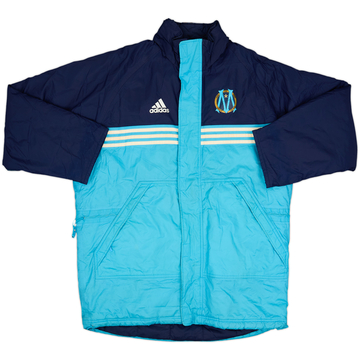 1999-00 Olympique Marseille adidas Hooded Rain Jacket - 5/10 - (L)
