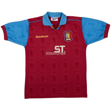 1995-97 Aston Villa Home Shirt - 4/10 - (L.Boys)