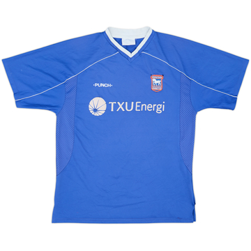 2001-02 Ipswich Home Shirt - 4/10 - (L)