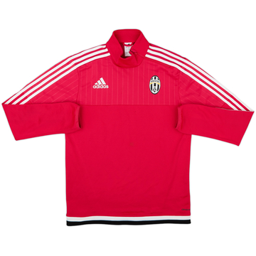 2015-16 Juventus adidas 1/4 Zip Drill Top - 8/10 - (S)