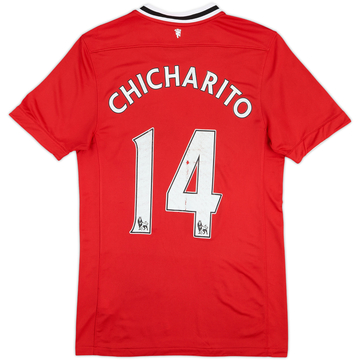 2011-12 Manchester United Home Shirt Chicharito #14 - 5/10 - (S)