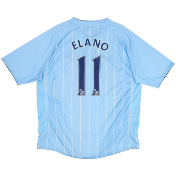 2007-08 Manchester City Home Shirt Elano #11 - 6/10 - (XXL)