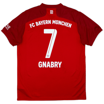 2021-22 Bayern Munich Home Shirt Gnabry #7 - 10/10 - (L)