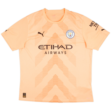 2022-23 Manchester City GK S/S Shirt - 10/10 - (XL)