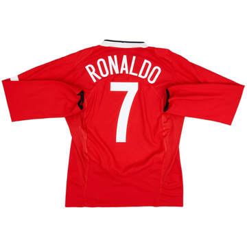 2004-06 Manchester United Local M/L Camiseta Ronaldo #7 - 9/10 - (L)