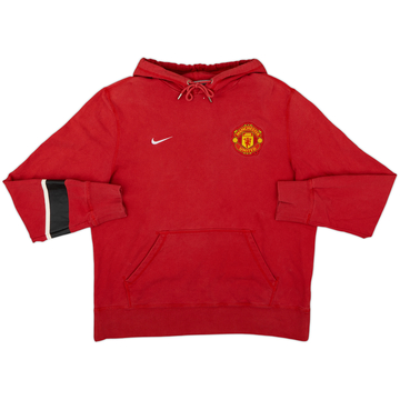 2012-13 Manchester United Nike Hooded Sweat Top - 7/10 - (L)
