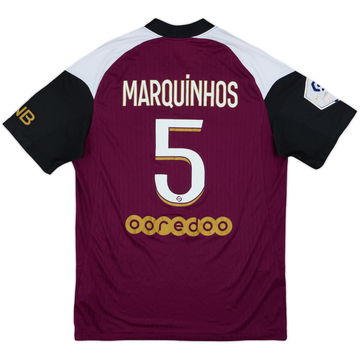 2020-21 Paris Saint-Germain Third Shirt Marquinhos #5 - 6/10 - (M)