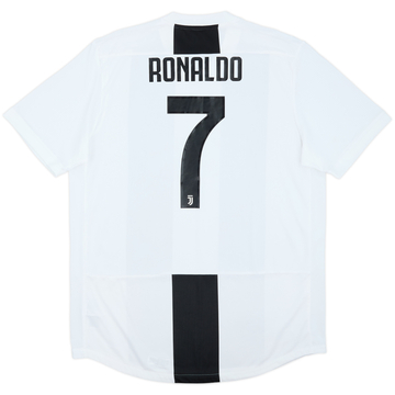 2018-19 Juventus Authentic Home Shirt Ronaldo #7 - 8/10 - (XL)