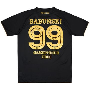 Camiseta de visitante firmada del Grasshoppers 2023-24 Babunski #99 - 10/10 - (M)
