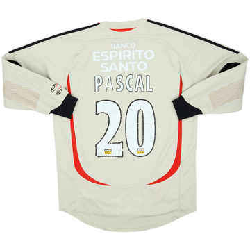 2006-07 Benfica GK Shirt Pascal #20 - 5/10 - (M)