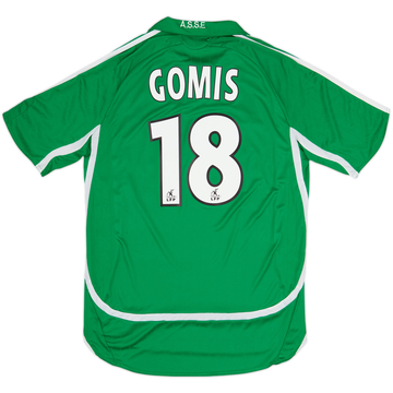 2006-07 Saint Etienne Home Shirt Gomis #18 - 8/10 - (M)
