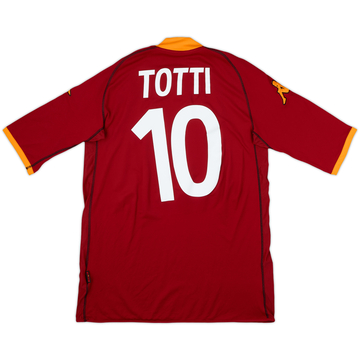 2002-03 Roma Home Shirt Totti #10 - 8/10 - (XL)