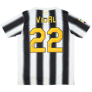 2011-12 Juventus Home Shirt Vidal #22 - 5/10 - (L.Boys)