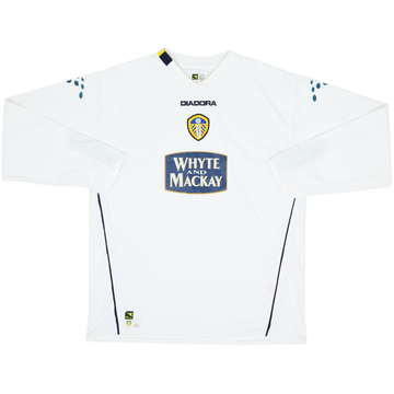 2004-05 Leeds United Home L/S Shirt - 6/10 - (L)
