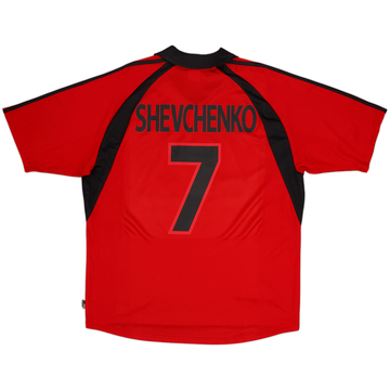 2001-02 AC Milan Third Shirt Shevchenko #7 - 9/10 - (XL)