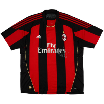 2010-11 AC Milan Home Shirt - 4/10 - (XL)
