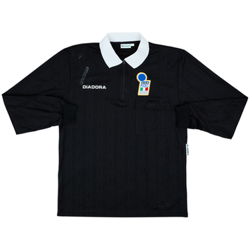 1990s Italy FIGC Diadora Referee L/S Shirt - 6/10 - (L)