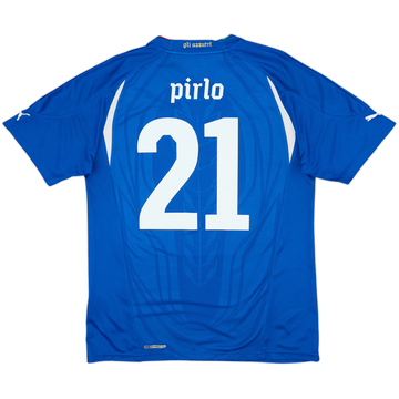 2010-12 Italy Home Shirt Pirlo #21 - 8/10 - (L)