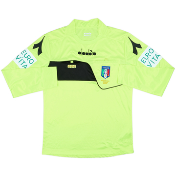 2018-19 Italy Diadora Referee L/S Shirt - 8/10 - (S)