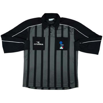 1990s Italy FIGC Diadora Referee L/S Shirt - 5/10 - (XL)