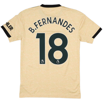 2019-20 Manchester United Away Shirt B.Fernandes #18 - 10/10 - (XS)