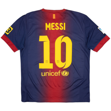 2012-13 Barcelona Home Shirt Messi #10 - 6/10 - (M)