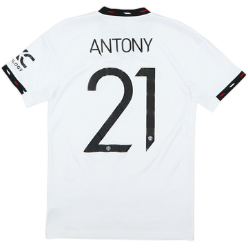 Camiseta de visitante del Manchester United 2022-23 Antony #21 - 8/10 - (S)