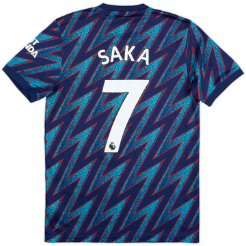 2021-22 Arsenal Third Shirt Saka #7 - 8/10 - (S)