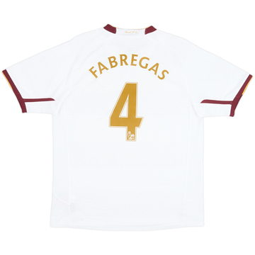 2007-08 Arsenal Away Shirt Fabregas #4 - 8/10 - (L)