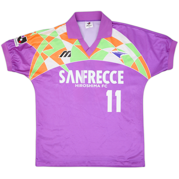 1993 Sanfrecce Hiroshima Home Shirt #11 - 9/10 - (M)