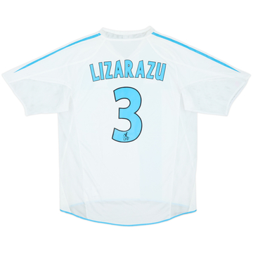 2004-05 Olympique Marseille Home Shirt Lizarazu #3 - 7/10 - (M)