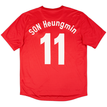 2012-13 South Korea Home Shirt SON Heungmin #11 - 8/10 - (XL)