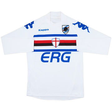 Camiseta de visitante de manga larga del Sampdoria 2008-09 - 6/10 - (L)