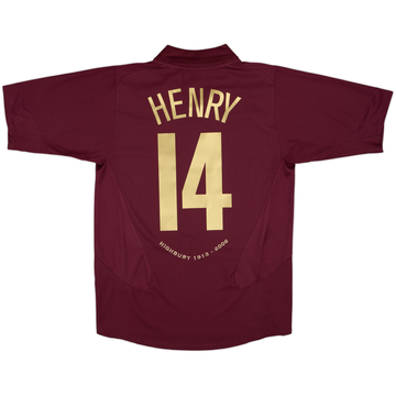 2005-06 Arsenal Home Shirt Henry #14 - 10/10 - (M)