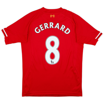 2013-14 Liverpool Home Shirt Gerrard #8 - 6/10 - (S)