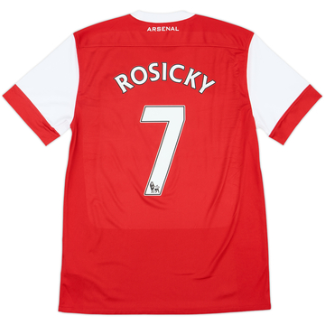 2010-11 Arsenal Home Shirt Rosicky #7 - 6/10 - (M)